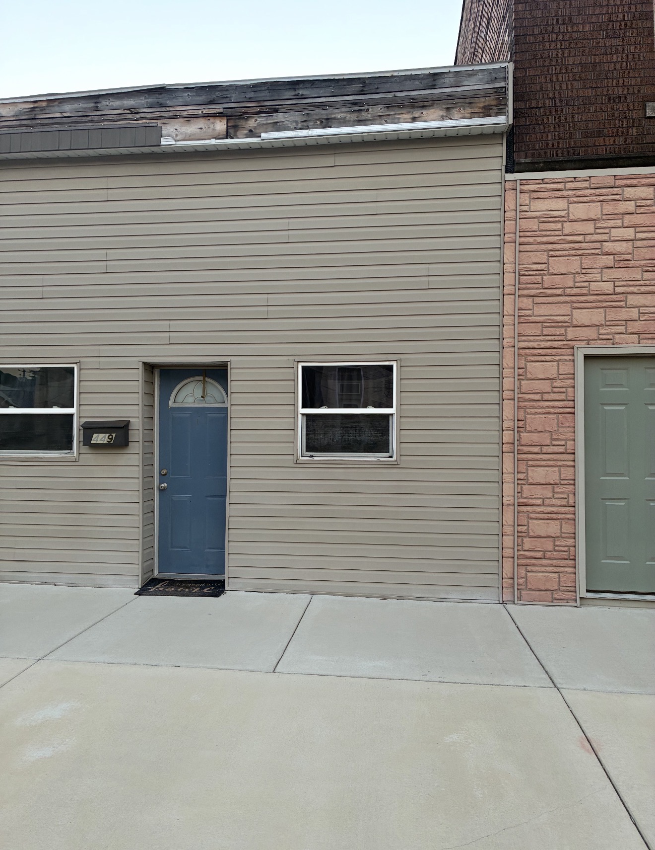 Exterior before the renovation